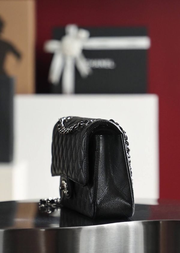 CHANEL Classic Sliver Chain Flap Bag - Image 2