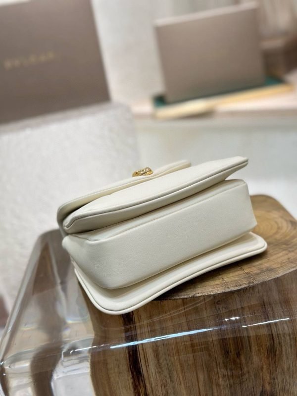 BVLGARI Serpenti Reverse White HandBag - Image 3