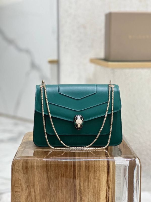 BVLGARI Serpenti Forever Green Shoulder bag