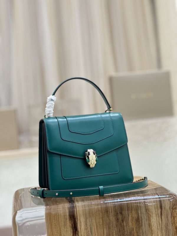 BVLGARI Serpenti Forever Trumpet Dark jade