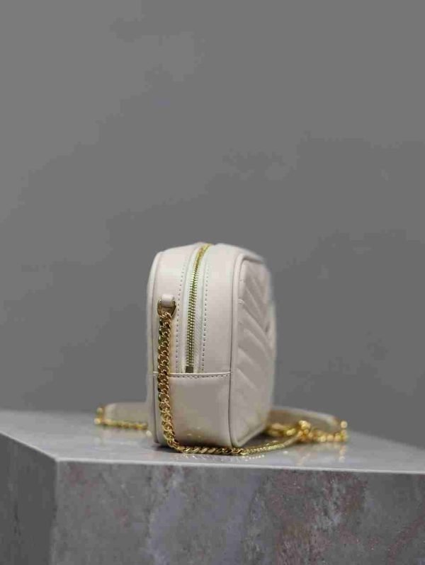 Saint Laurent YSL LOU  Mini Zipper Camera Bag - Image 4