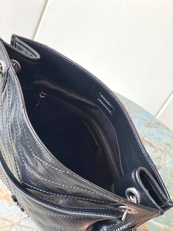 Saint Laurent YSL Niki Black label Logo Tote Bag - Image 3