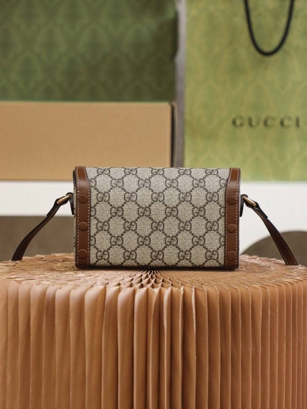 GUCCI Horsebit 1955 Box Brown - Image 4