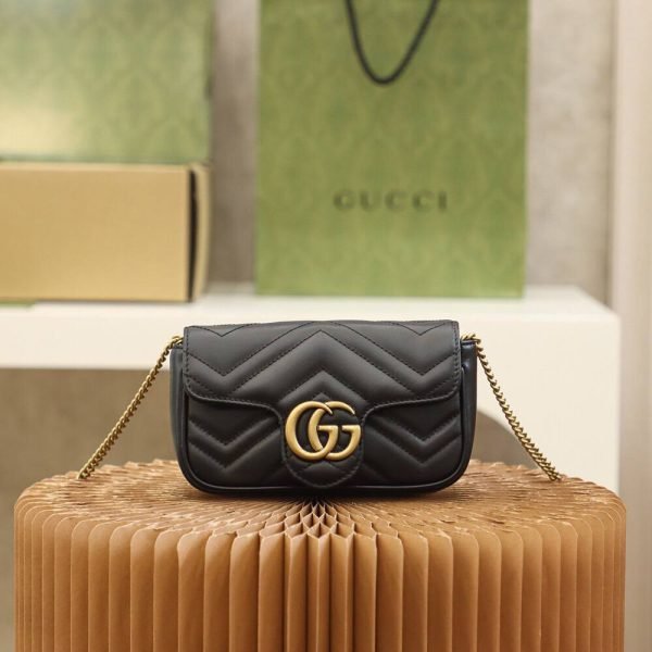 GUCCI GG Marmont Mini Black