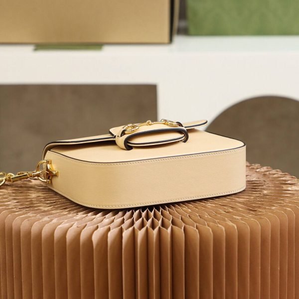 GUCCI Horsebit 1955 Beige Mini - Image 3