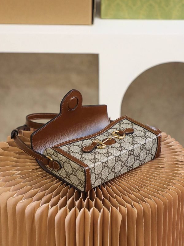 GUCCI Horsebit 1955 Box Brown - Image 2