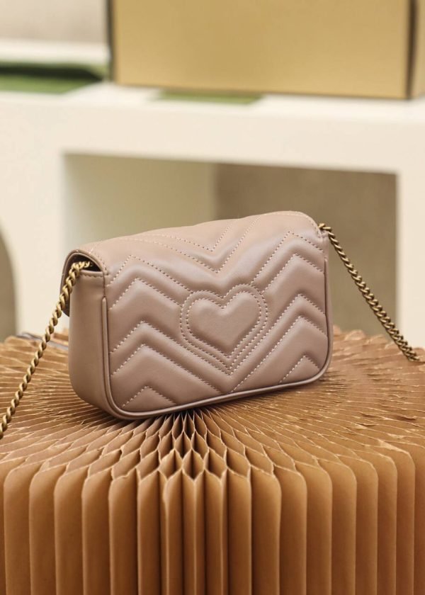 GUCCI GG Marmont Mini Milk tea - Image 4