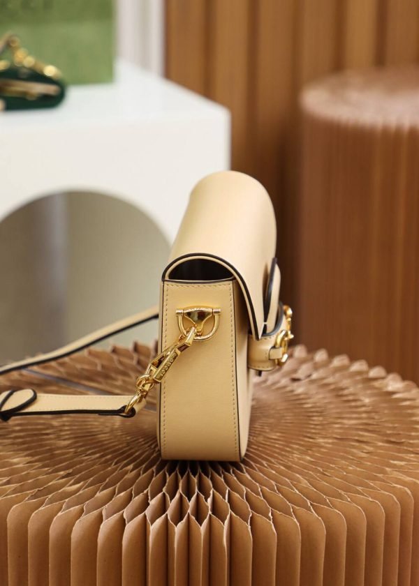 GUCCI Horsebit 1955 Beige Mini - Image 2