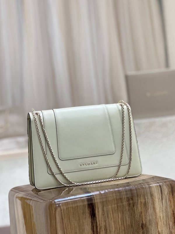 BVLGARI Serpenti Forever White Shoulder bag - Image 4