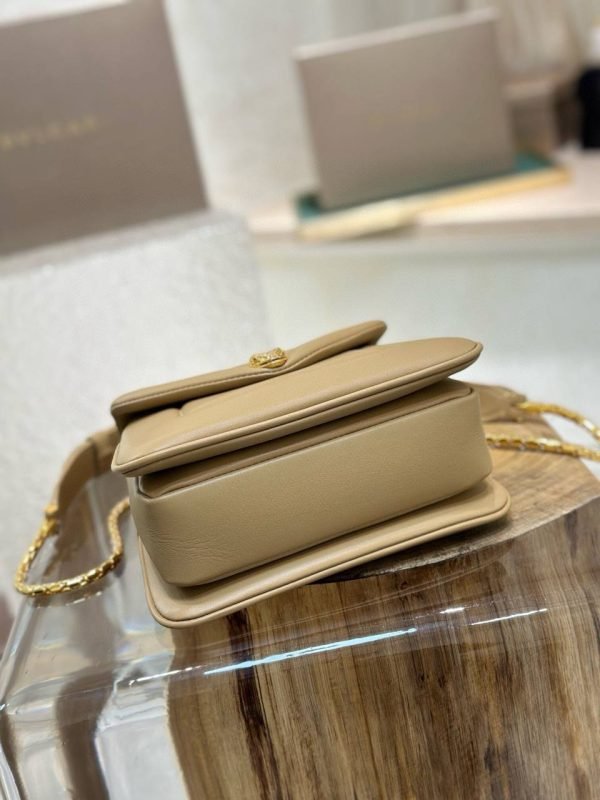 BVLGARI Serpenti Reverse Khaki Hand Bag - Image 3