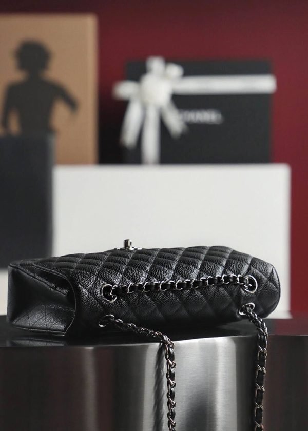 CHANEL Classic Sliver Chain Flap Bag - Image 3