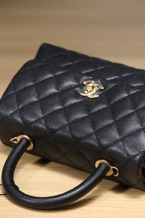 Chanel CoCo Handle Small 24cm Black HandBag - Image 2