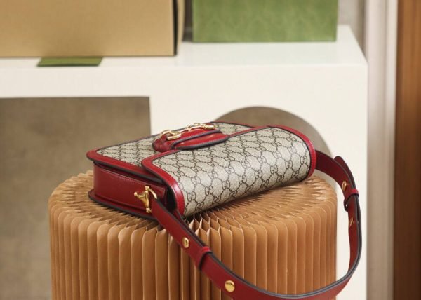 GUCCI Horsebit 1955 Trumpet Red - Image 3