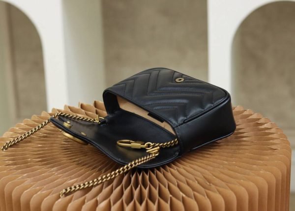 GUCCI GG Marmont Mini Black - Image 3