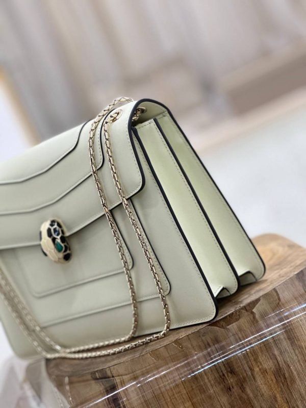 BVLGARI Serpenti Forever White Shoulder bag - Image 2