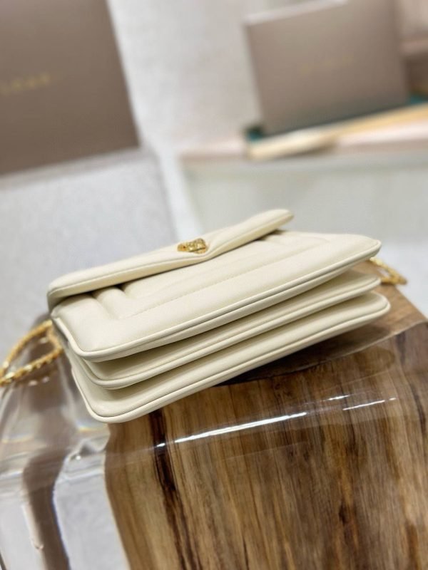 BVLGARI Serpenti Reverse White Crossbody Bag - Image 3
