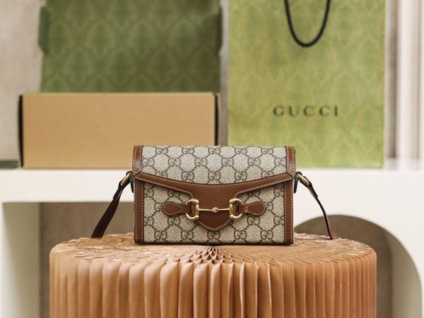 GUCCI Horsebit 1955 Box Brown