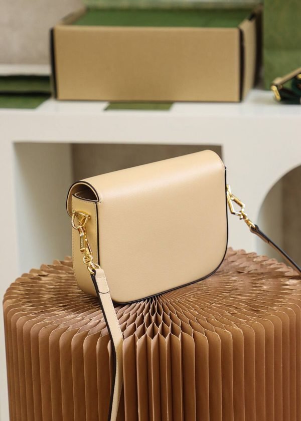 GUCCI Horsebit 1955 Beige Mini - Image 4