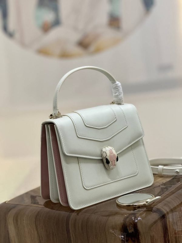 BVLGARI Serpenti Forever Pink white HandBag - Image 2